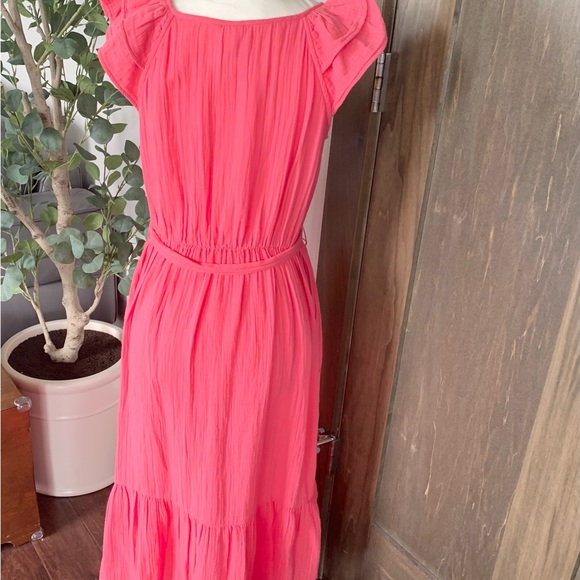 Gap Factory Gauze Midi Flutter Sleeve Dress XS - NWT - Picture 4 of 5